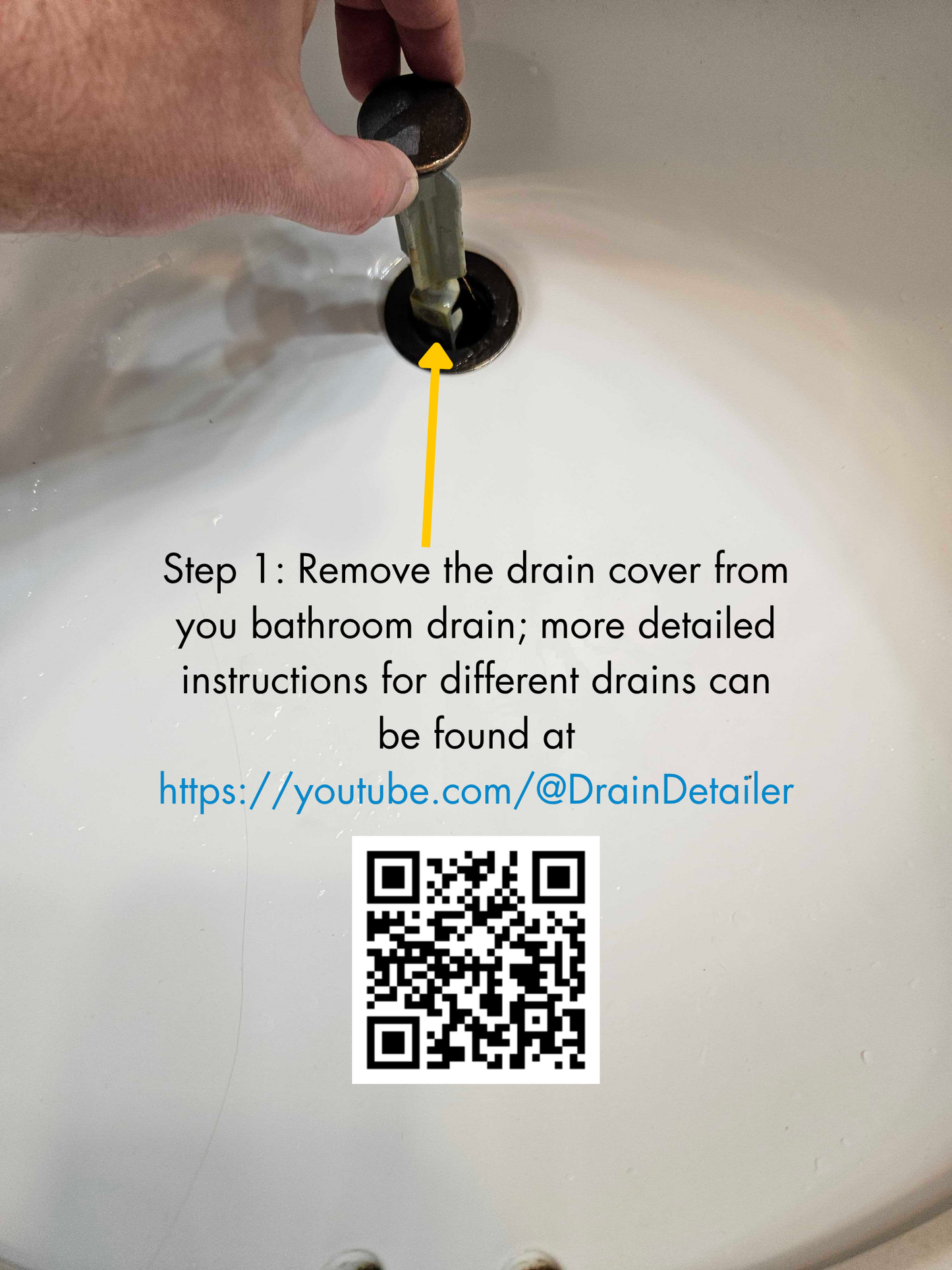 SHARING BUNDLE - 2 Drain Detailer™ Drain Cleaning Tools for Sinks - 2 Extra Cleaning Attachments - 4 Pairs of Gloves (Select Size)