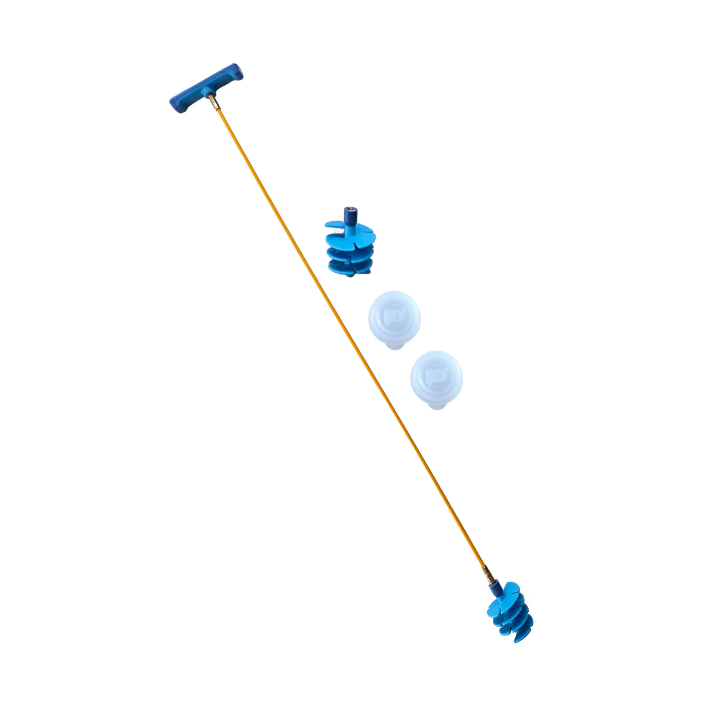Drain Cleaner Unclogger Scrapes Drains Clean with Extra Attachment