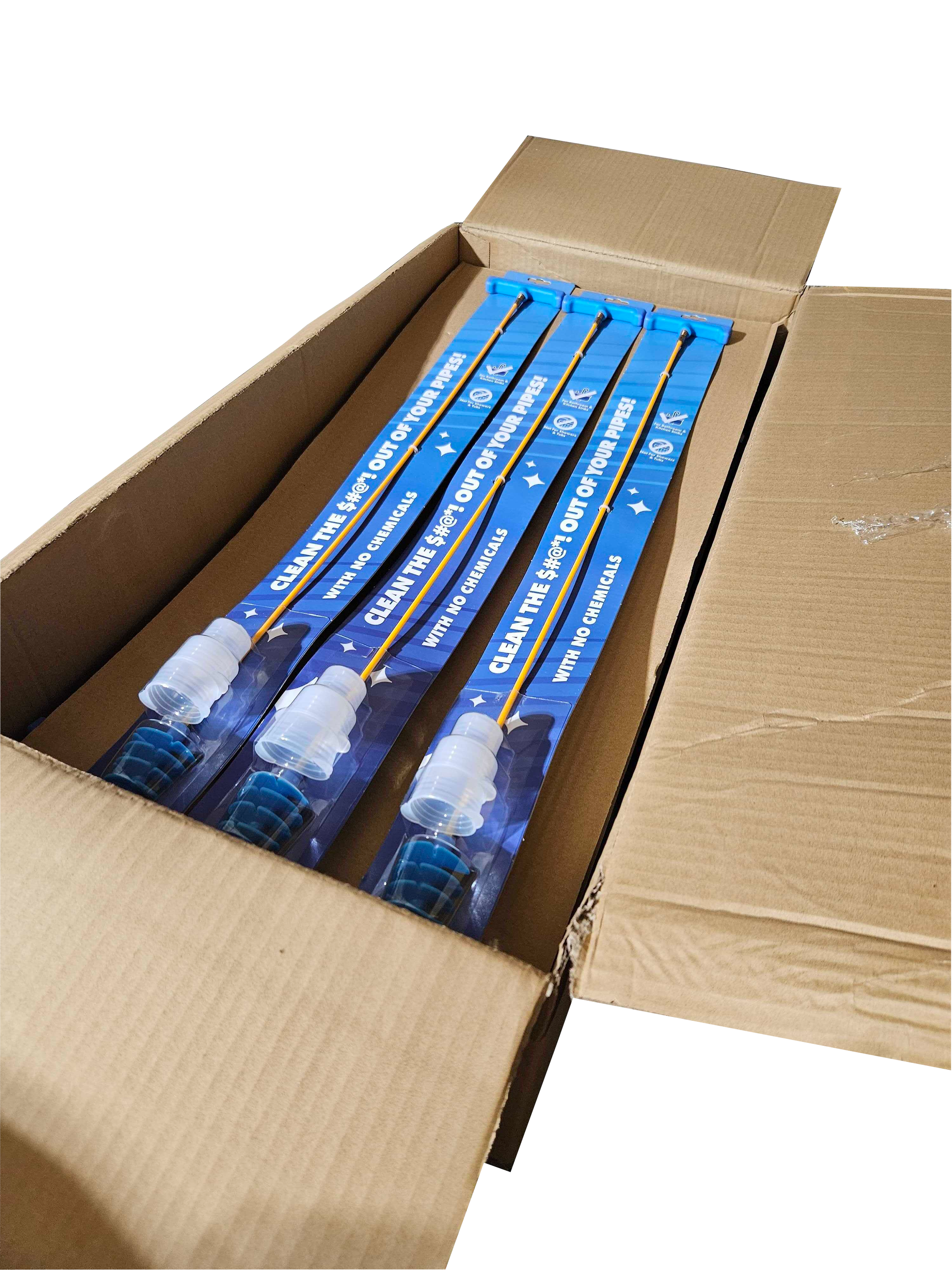 Drain Cleaner Unclogger Scrapes Drains Clean