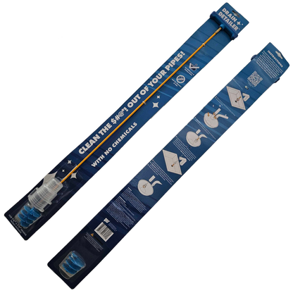 SHARING BUNDLE - 2 Drain Detailer™ Drain Cleaning Tools for Sinks - 2 Extra Cleaning Attachments - 4 Pairs of Gloves (Select Size)